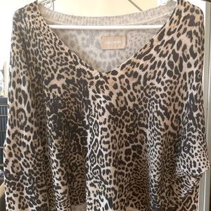 Zadig & Voltaire leopard cashmere sweater